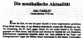 kritik Alex Vasiliu
